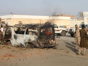 Last Thursday, Houthi militants stormed a hotel in Ibb where the IMC employees had been staying, whisking them off to a nearby prison. (AFP)
