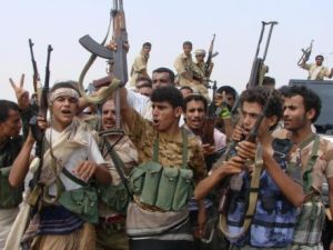 قوات موالية للرئيس اليمني الهارب عبد ربه منصور هادي