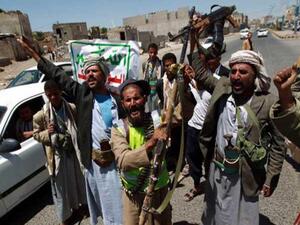 مقاتلون من انصار الحوثي في صنعاء/ ارشيفية