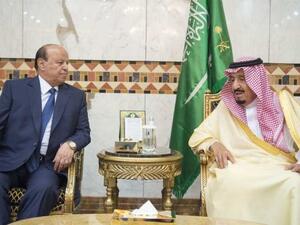 الرئيس اليمني عبد ربه منصور هادي والعاهل السعودي الملك سلمان بن عبدالعزيز