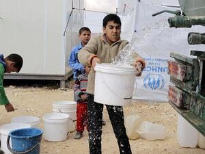 Mafraq is site of the Zaatari camp, the Middle East's largest refugee camp, where some 80,000 Syrian refugees have been living since it opened in 2012. (AFP/ Khalil Mazraawi)