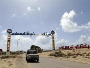 ميناء الزويتينة النفطي شرق ليبيا 