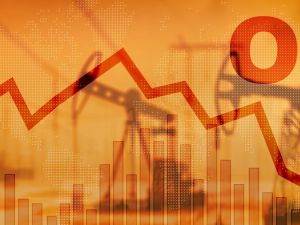 Oil prices fall on China data, stronger US dollar