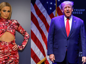 Paris Hilton pretended to vote for Trump