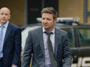 Renner was airlifted to the nearest local hospital 