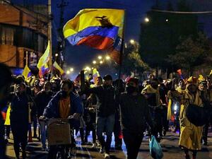 استمرار تظاهرات السكان الاصليين ضد الحكومة في الإكوادور