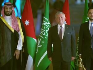 ولي العهد السعودي يصل الى الأردن