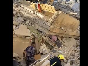 إصابات ومحاصرون في انهيار بناية سكنية في العاصمة الأردنية عمان