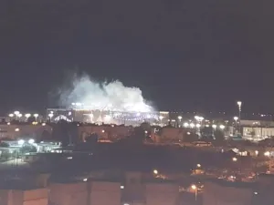 سقوط صاروخ بالقرب من ملعب تيرنر في بئر السبع