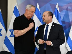 نفتالي بينيت وبيني غانتس