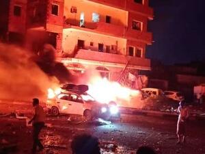 انفجار يهز مطار عدن