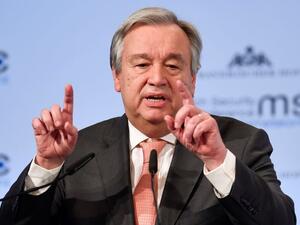 الأمين العام للأمم المتحدة أنطونيو غوتيريش