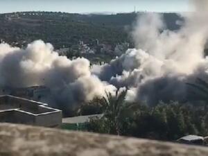 لحظة نسف إسرائيل منزل فلسطيني متهم بقتل مستوطن