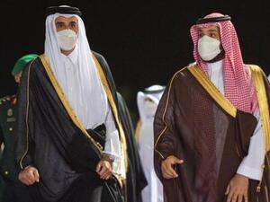 ولي العهد السعودي يصل الدوحة في أول زيارة منذ الأزمة الخليجية