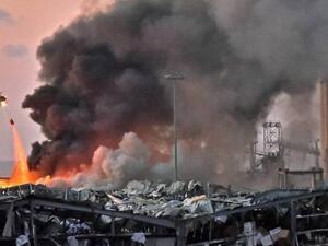 انفجار هائل يهز العاصمة اللبنانية بيروت