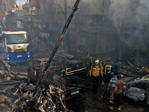 16 قتيلا بقصف صاروخي استهدف مستشفى في عفرين السورية