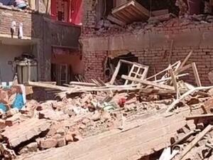 مقتل رجل وزوجته في انهيار مبنى غربي القاهرة