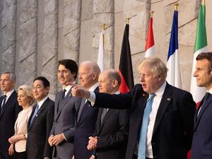 النووي الايراني على مائدة عشاء بايدن وماكرون وشولتس وجونسون