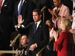  زعيم المعارضة الفنزويلية خوان غوايدو 