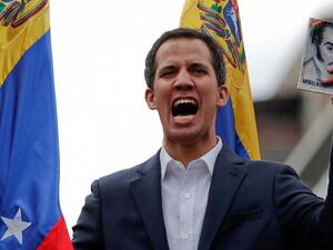 خوان غوايدو زعيم المعارضة في فنزويلا
