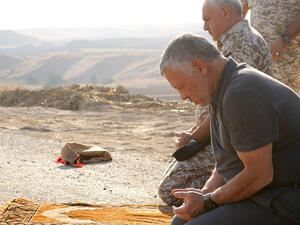 الملك عبد الله يزور الباقورة