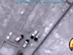 حكومة الوفاق تنشر تسجيلا يظهر قصفها إمدادات لقوات حفتر 