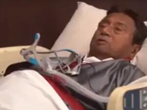 مشرف يدافع عن نفسه بأنفاس متقطعة