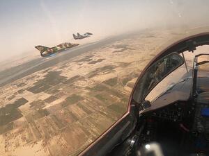 مقاتلات مصرية وسودانية فوق نهر النيل