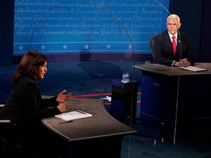 كامالا هاريس ومايك بنس يتواجهان في مناظرة جدية وهادئة