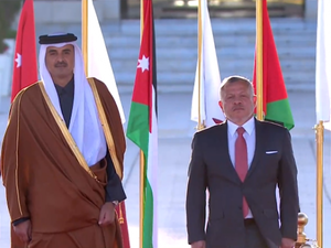 أمير قطر يصل الى الأردن في زيارة رسمية بعد تحسن في العلاقات الثنائية