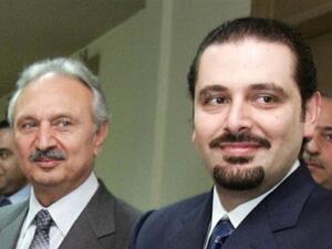 سعد الحريري (يمين) ومحمد الصفدي