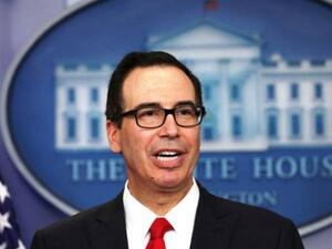 وزير الخزانة الأميركي ستيفن منوتشين