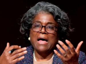 السفيرة الأميركية لدى الأمم المتحدة ليندا توماس غرينفيلد