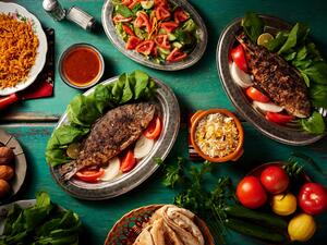 Iftar spread