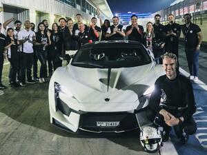 W Motors Announces New Brand Ambassador Oliver Webb At Dubai Track Event