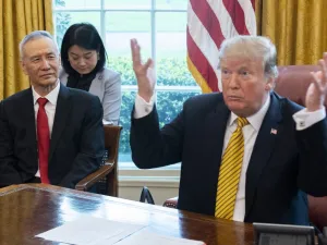 President Donald Trump (R) (AFP)