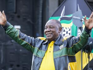 President Elect of South Africa and President of the African National Congress (ANC) Cyril Ramaphosa (AFP)