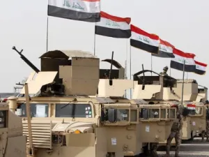 Rockets were allegedly fired near Camp Taji in Iraq, north of Baghdad (Twitter)