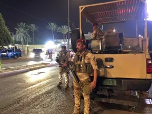 Storming of Bahraini embassy in Baghdad  (Twitter)