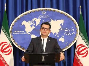 Iran’s Foreign Ministry spokesman Abbas Mousavi (Twitter)