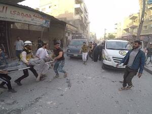 Regime attacked in Syria (Twitter)