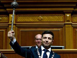 Ukraine’s new president, Volodymyr Zelensky (Twitter)