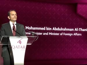Qatar Foreign Minister Sheikh Mohammed bin Abdulrahman al-Thani (Twitter)