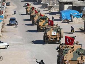 Turkish army in Idlib province (Twitter)