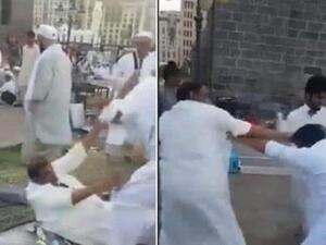 Saudi mobs fight (Twitter)