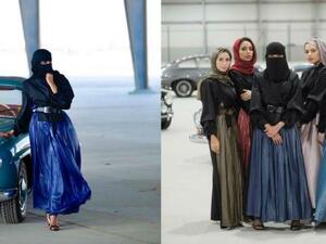 'Amy Roko', a fully veiled Saudi fashion model (Twitter)