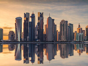 The skyline of Doha, Qatar  (Shutterstock)	