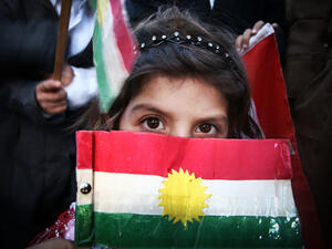 The flag of Kurdistan (Twitter) (Shutterstock)	