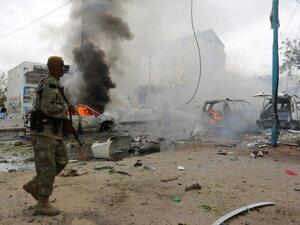  الانفجار وقع صباح اليوم في محيط المقر الرئاسي السابق 