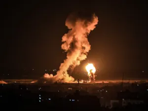 سقطت الصواريخ في المنطقة الصناعية